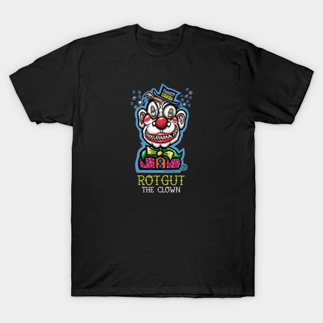 Rotgut The Clown T-Shirt by Art from the Blue Room